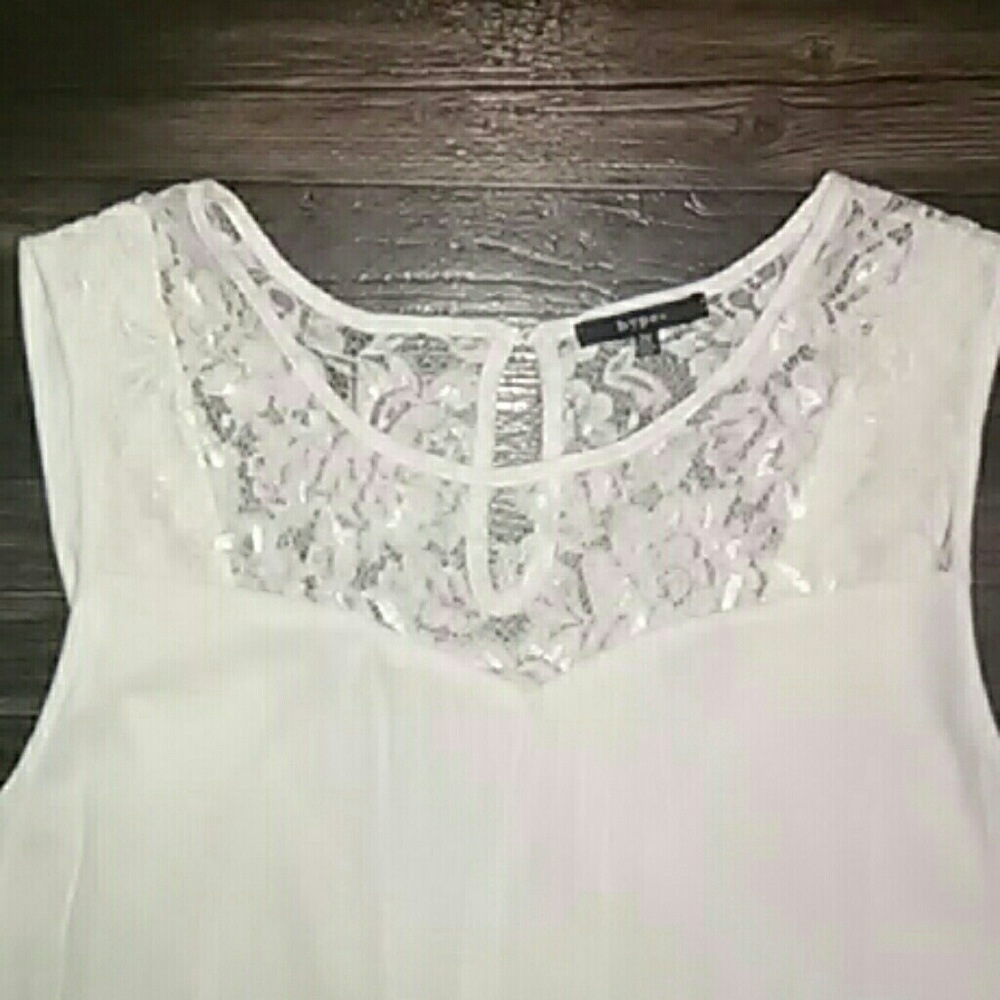 White knee length dress